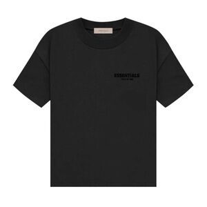 Essentials stretch Limo Black T-Shirt Sz M